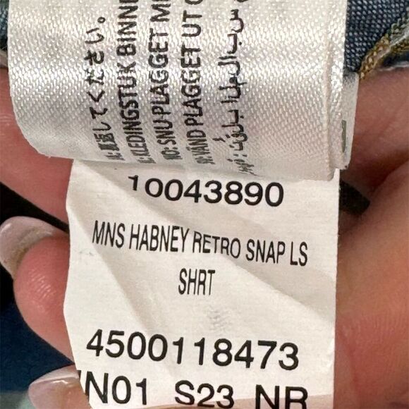 Ariat Habney Retro Fit Snap Shirt M Plaid Western Pearl Snap Rodeo Cowboy Core - Picture 8 of 9